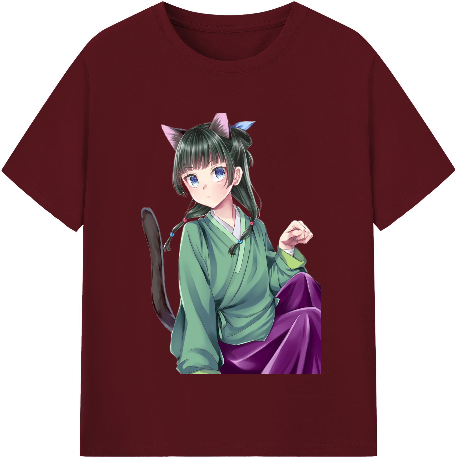 （画像用） 薬屋のひとりごと The Apothecary Diaries 綿100％半袖Tシャツ（フロントプリント）